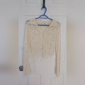 Butterfly lace top